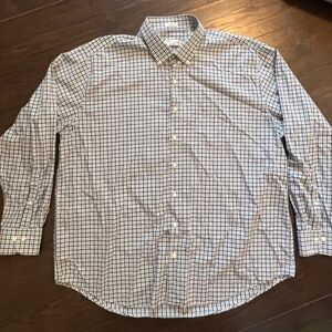 Peter Millar Crown Finish Anderson Multi Check Sport Shirt size XXL